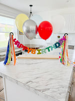 Balloon Birthday Ribbon Set