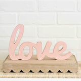 Wood Love Pink Cutout