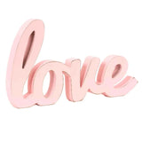 Wood Love Pink Cutout