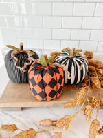 Black and Orange Pumpkin Set Of Three