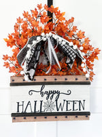 Happy Halloween Wood Sign