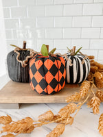 Black and Orange Pumpkin Set Of Three