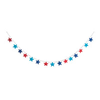 Patriotic Star 4th of July Garland