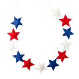 Fourth Of July Star Felt Banner