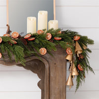 Faux Dried Orange Garland