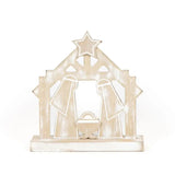 Wood Nativity Christmas Decor