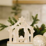 Wood Nativity Christmas Decor