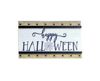 Happy Halloween Wood Sign