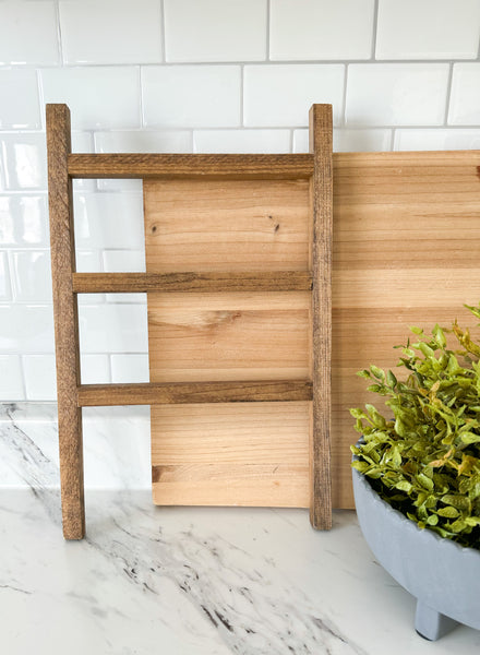 Miniature Ladder Shelf for Hand Towels and Kitchen Towels – Sawyer Custom  Crafts